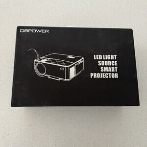 DBPOWER LED Light Source Smart Mini Projector Model T2 SKU: PJ0711 FULLY WORKING